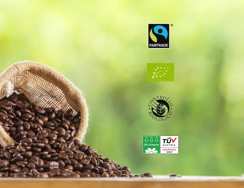 Morandini Coffee Roasting’s certifications
