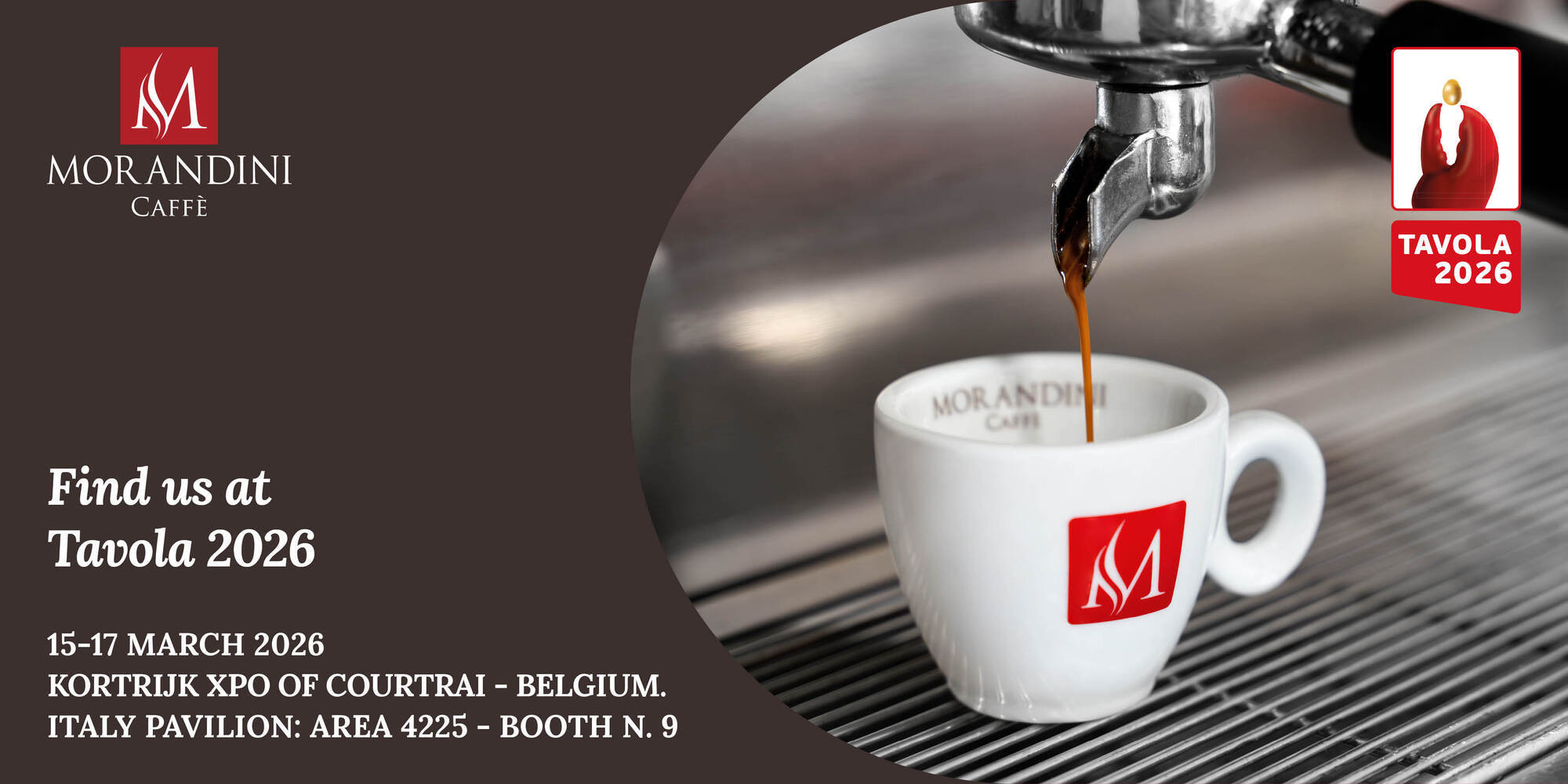 CAFFÈ MORANDINI AT TAVOLA 2026, KORTRIJK, BELGIUM